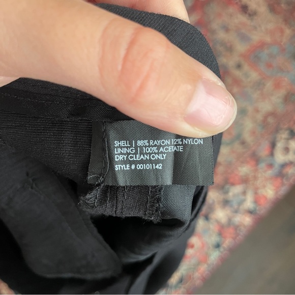 CLUB MONACO | black rayon trousers - Picture 4 of 4